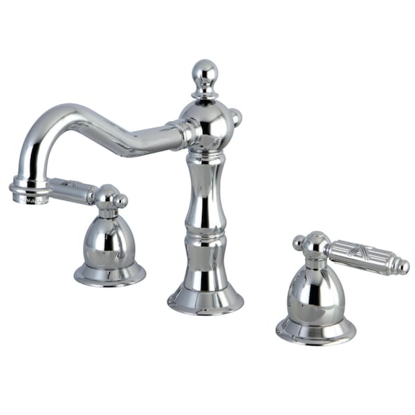 KS1971GL 8" Widespread Bathroom Faucet, Polished Chrome